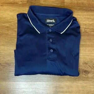 Ashworth Men’s XXL Navy Short Sleeve Shirt